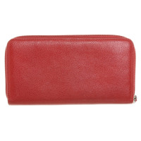 Chanel Leren portemonnee rood