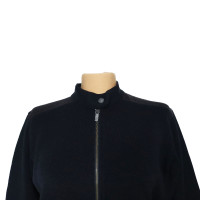 Versace Veste/Manteau en Laine en Noir