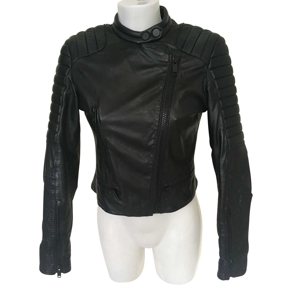 Karl Lagerfeld Leather jacket in black