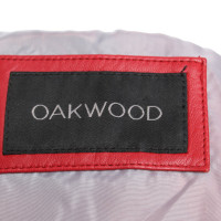Oakwood Lederen jas in rood