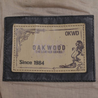 Oakwood Giacca in pelle in Black