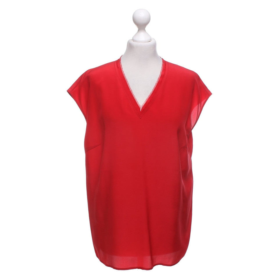 Escada Silk blouse in red