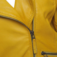Oakwood Leather jacket in yellow