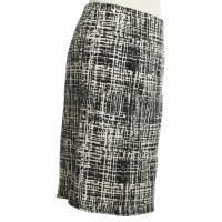 Prada Tweed skirt in Black / White