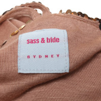 Sass & Bide Top with sequin trim