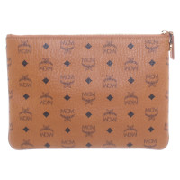 Mcm "Strong Top Zip Medium Pouch ipad Bag"