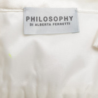 Philosophy Di Alberta Ferretti top of silk