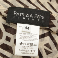 Patrizia Pepe Silk skirt with sequins