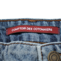 Comptoir Des Cotonniers Short en Coton en Bleu