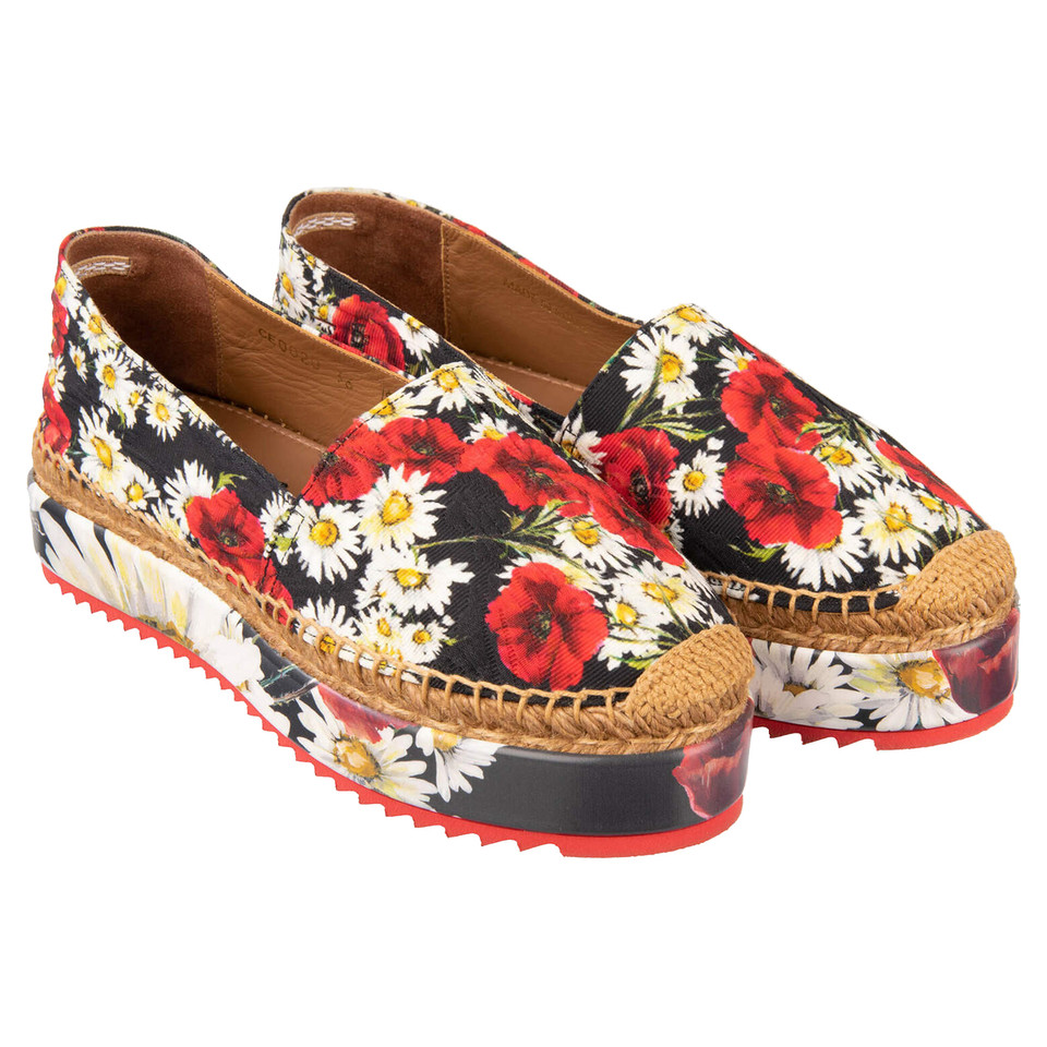 Dolce & Gabbana Wedges Cotton in Red