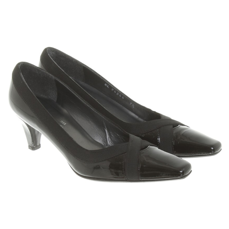 Russell & Bromley cuir verni pumps