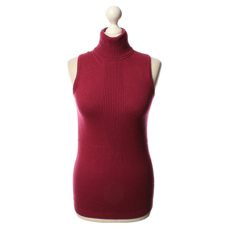 Hugo Boss Knit tank top in magenta