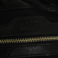 Hugo Boss Handtasche mit Perlen-Applikationen