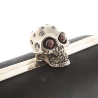 Alexander McQueen Box clutch with skull