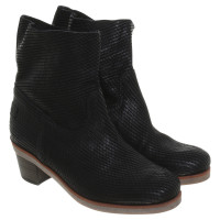 Shabbies Amsterdam Ankle boot in black 