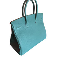 Hermès Birkin Bag 35 en Cuir en Turquoise