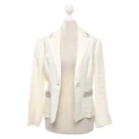 Etro Blazer Linnen in Crème