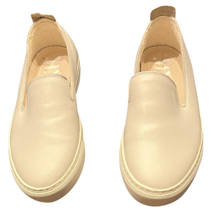 Manebi Slippers/Ballerinas Leather in White