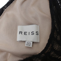 Reiss Dress in black / beige