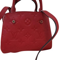 Louis Vuitton Montaigne in Pelle in Rosso