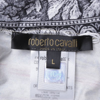 Roberto Cavalli top with motif print