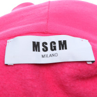 Msgm Sweater in pink / white