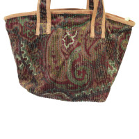 Etro Handtasche aus Baumwolle in Braun
