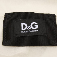 D&G camicetta di seta in crema