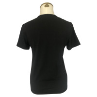 Yves Saint Laurent Top en Coton en Noir