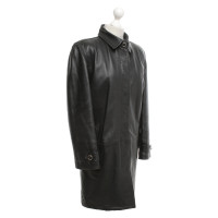 Versace Vintage leather jacket in black