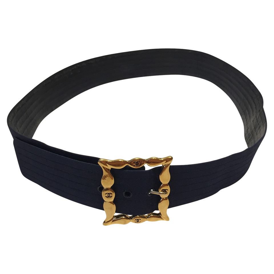 Chanel Dark blue belt