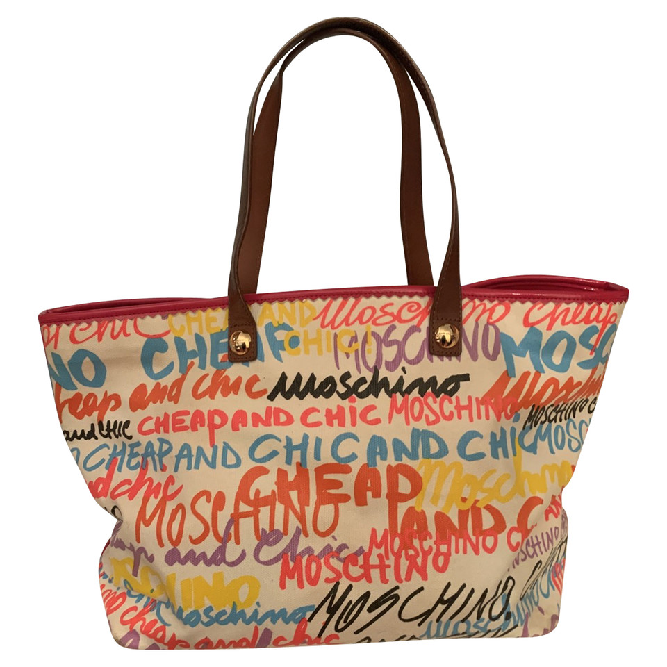 Moschino Cheap And Chic Shopper in Wit