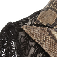 Dolce & Gabbana Lace Blazer met Python trim