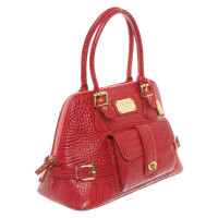 Luciano Padovan Handbag Leather in Red