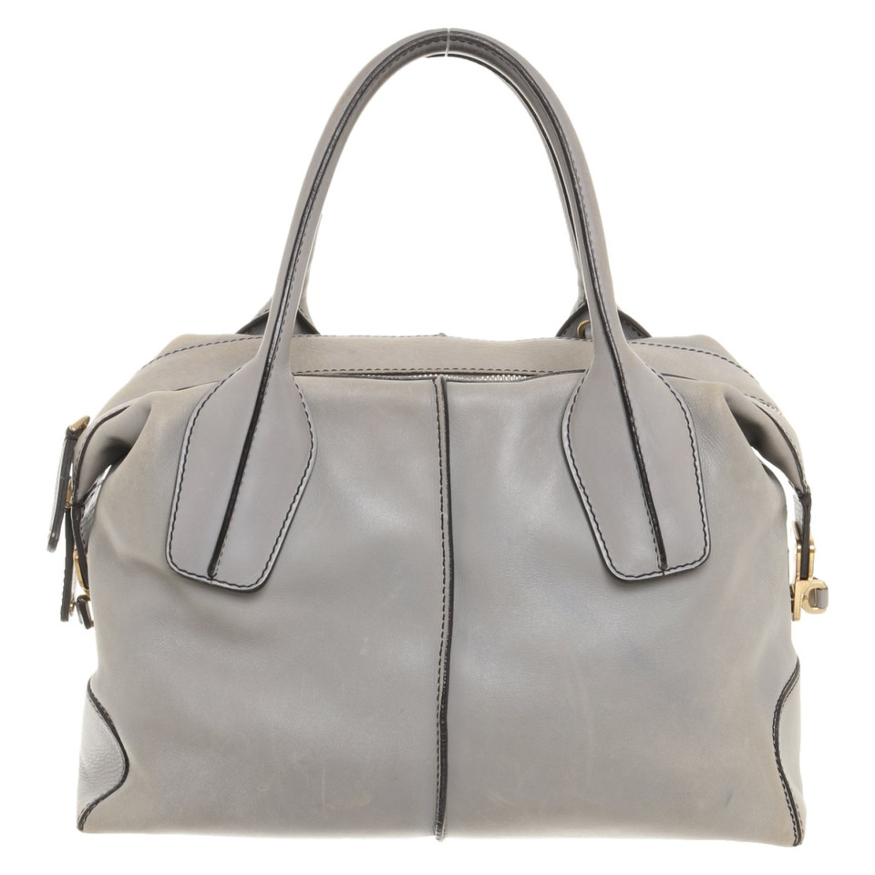 Tod's D Bag made of leather in grey