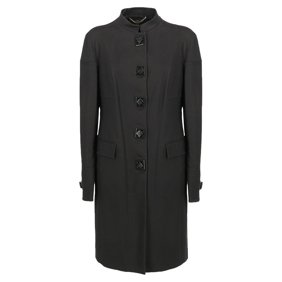 Versace Jacket/Coat Cotton in Black