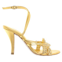 Sergio Rossi Sandals gold leather