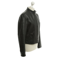 Armani Jeans Leather jacket in black