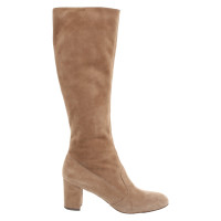 L'autre Chose Boots Suede in Brown