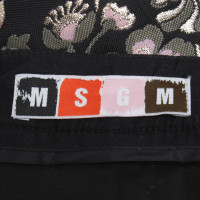 Msgm trousers with floral pattern