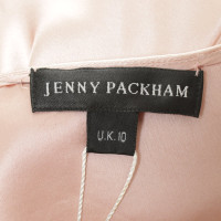 Jenny Packham Robe en soie en rosé