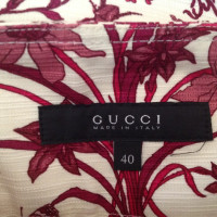Gucci Minigonna con motivo floreale