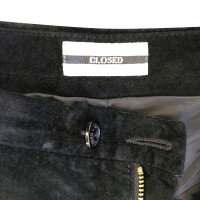 Closed Leather pants in black