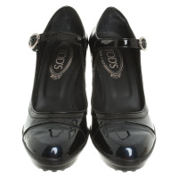 Tod's Pumps/Peeptoes Patent leather in Blue