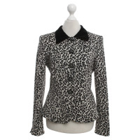 Armani Short jacket with leopard pattern