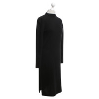 360 Sweater Cashmere gebreide jurk zwart