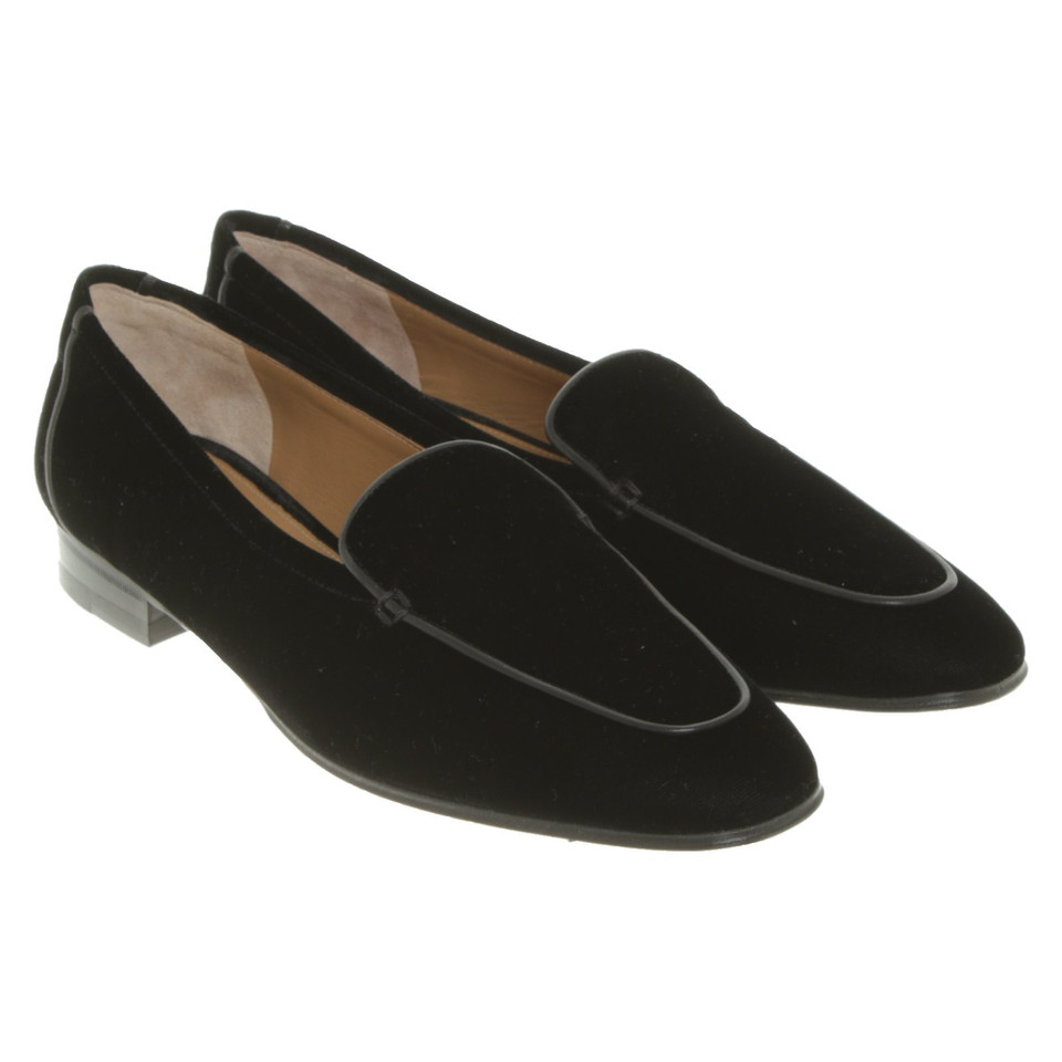 The Row Slippers/Ballerinas in Black