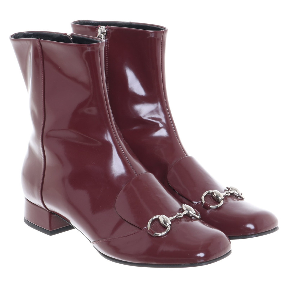 Gucci Ankle boots in Bordeaux