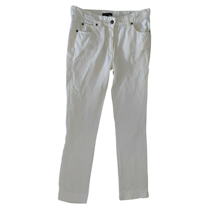 Burberry Trousers Linen in White
