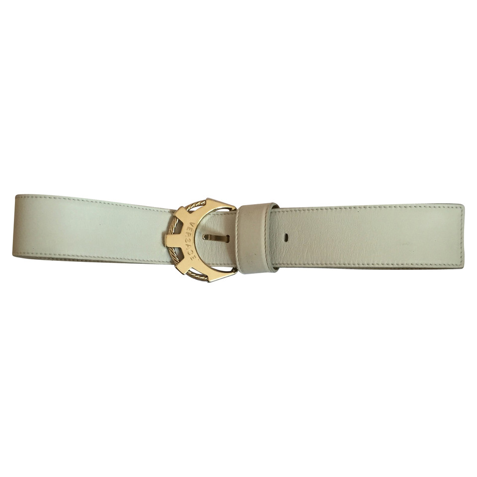 Versace leather belt